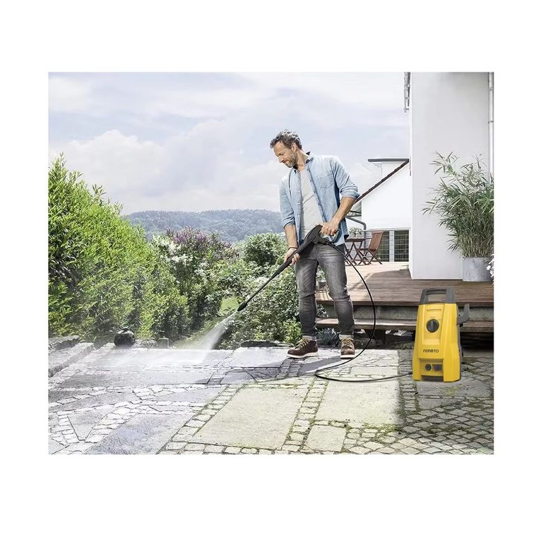 GENERICO - Hidrolavadora Electrica 1400w Alta presion 1600 Ps
