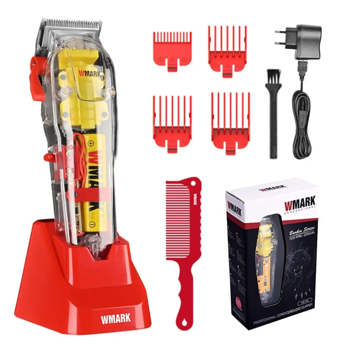 GENERICO - Maquina De Peluqueria Profesional Wmark Recargable Ng108 Pro