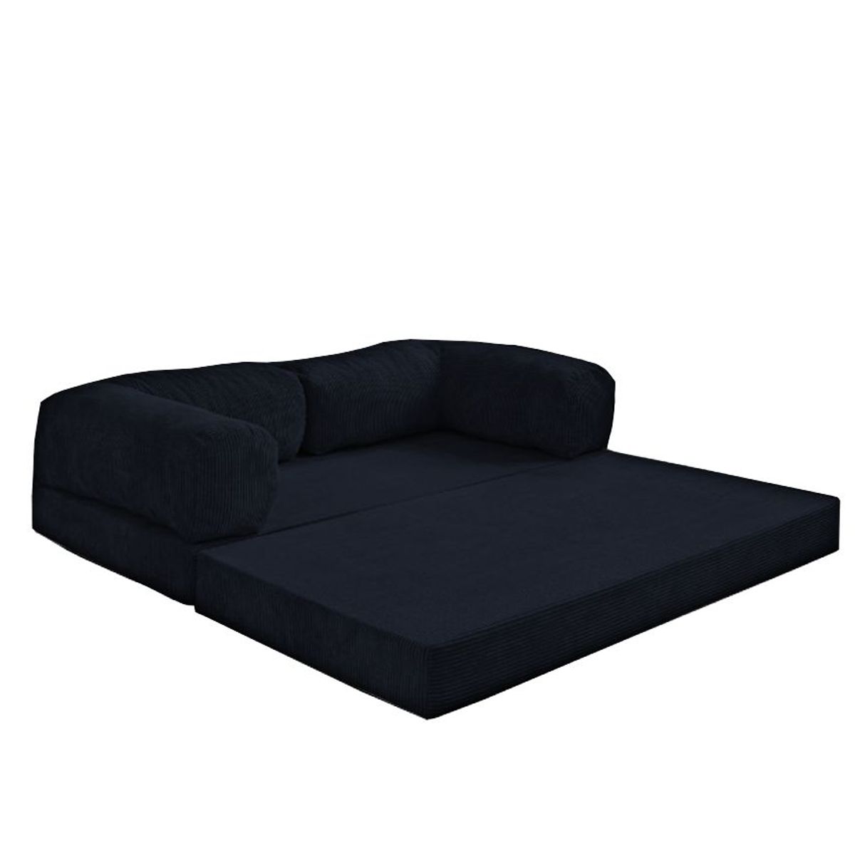 GENERICO - Sofa Teddy Abrazo De Oso 170x0 Negro