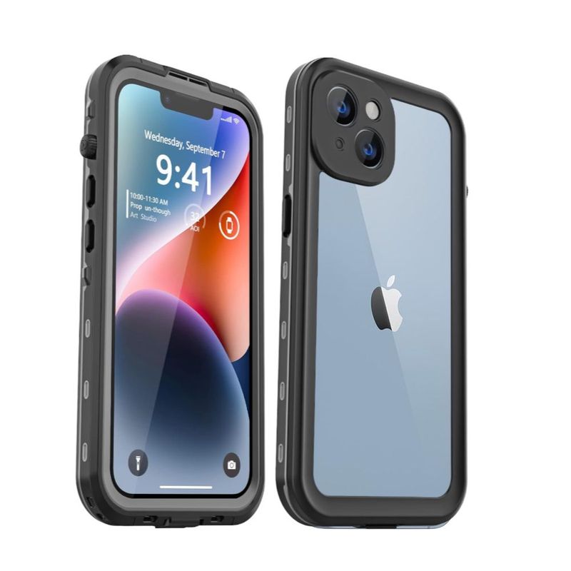 GENERICO - Estuche Sumergible Tipo Lifeproof Para iPhone 14 Plus - Transparente