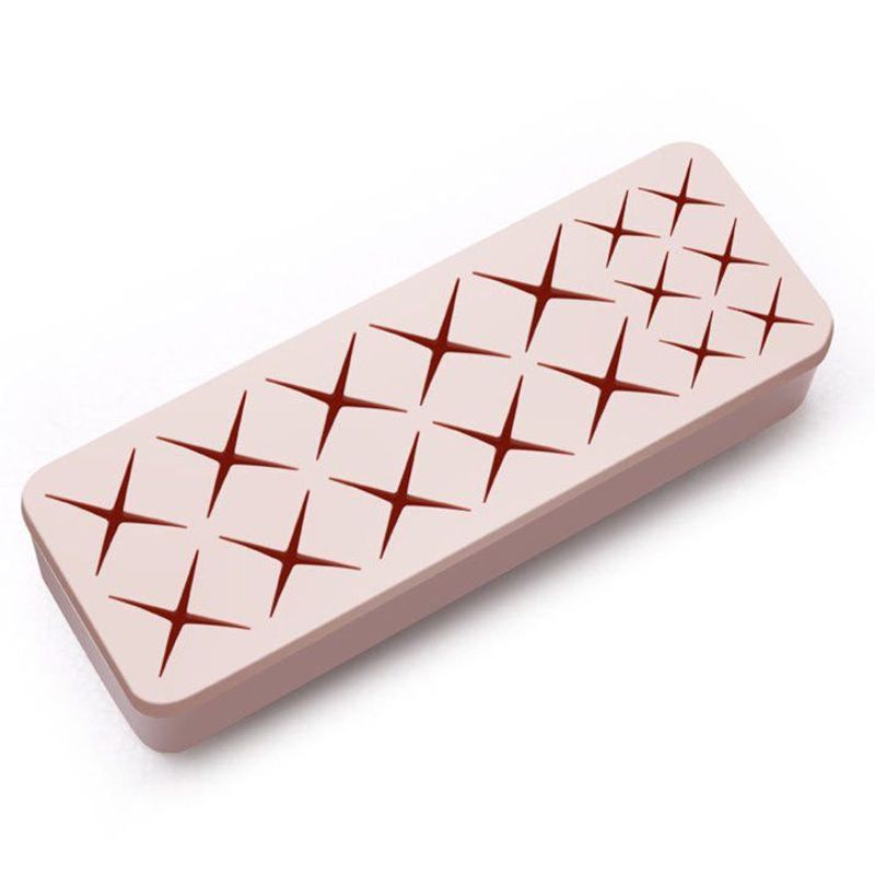 GENERICO - Organizador de Maquillaje Soporte de Brochas Portátil Rosado