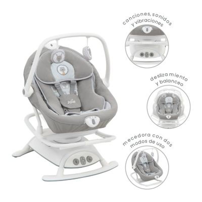 JOIE - Silla Mecedora Bebe 2en1 Joie Sansa Portrait