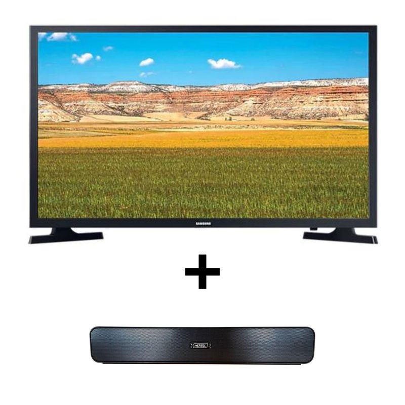 SAMSUNG - Combo Tv SAMSUNG 32 HD LED Plano Smart Tv + Barra de Sonido MERTEC