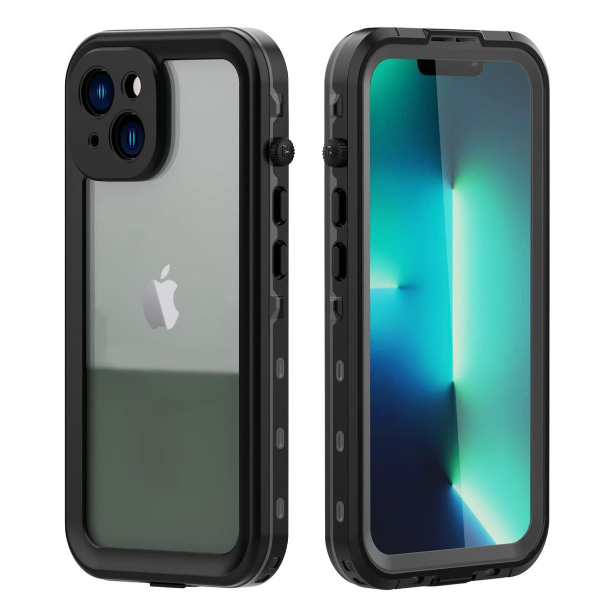 GENERICO - Estuche Sumergible Tipo Lifeproof Para iPhone 14 - Transparente
