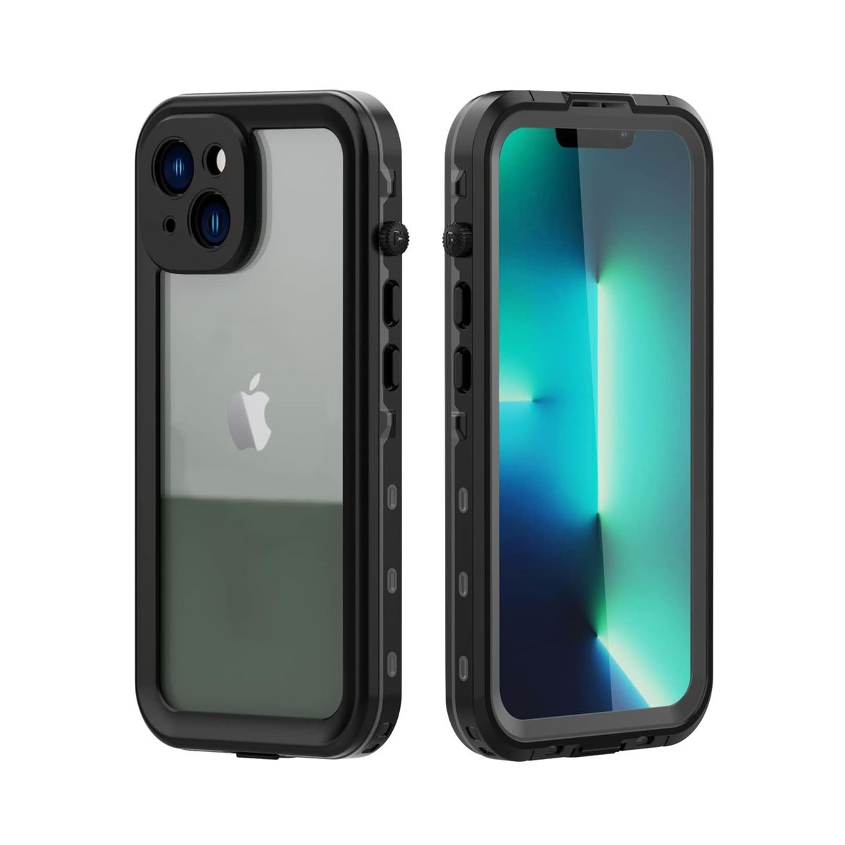 GENERICO - Estuche Sumergible Tipo Lifeproof Para iPhone 14 - Transparente