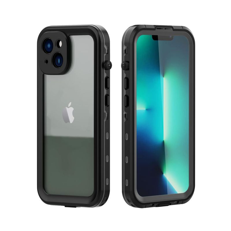 GENERICO - Estuche Sumergible Tipo Lifeproof Para iPhone 14 - Transparente