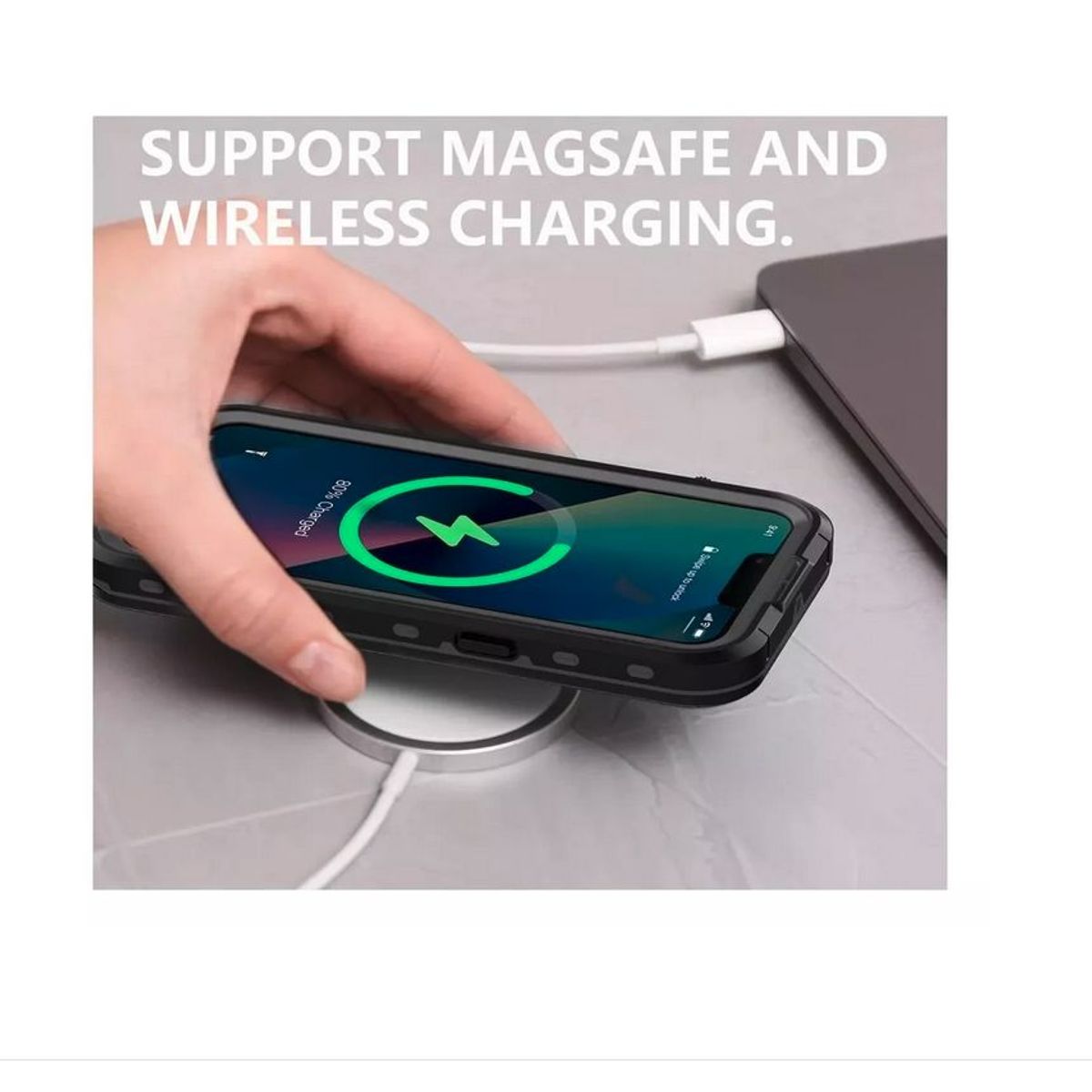 GENERICO - Estuche Sumergible Tipo Lifeproof Para iPhone 14 - Transparente