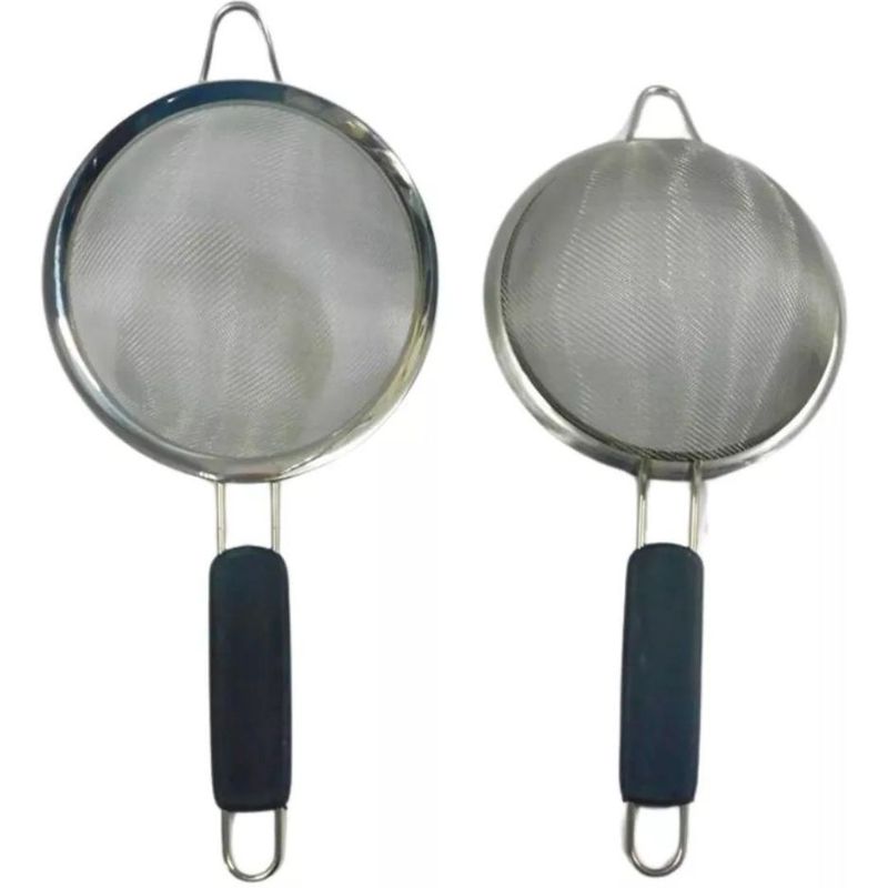 MAZUGI - Colador Metal Mango Plastico 18 Cm Utensilios De Cocina