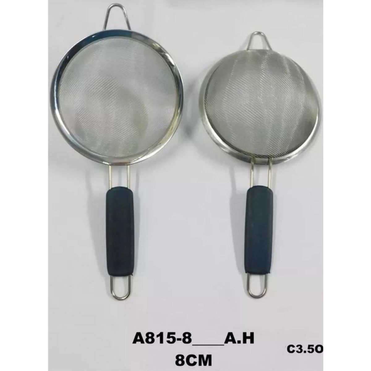 MAZUGI - Colador Metal Mango Plastico 8 Cm Utensilios De Cocina