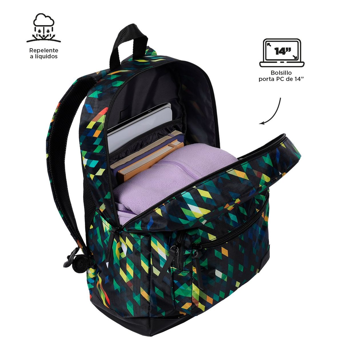 TOTTO - Morral Hombre Tocax Verde