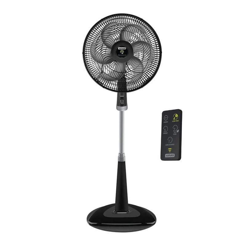 SAMURAI - Ventilador Samurai De Pedestal Silence Force Con Control Remoto