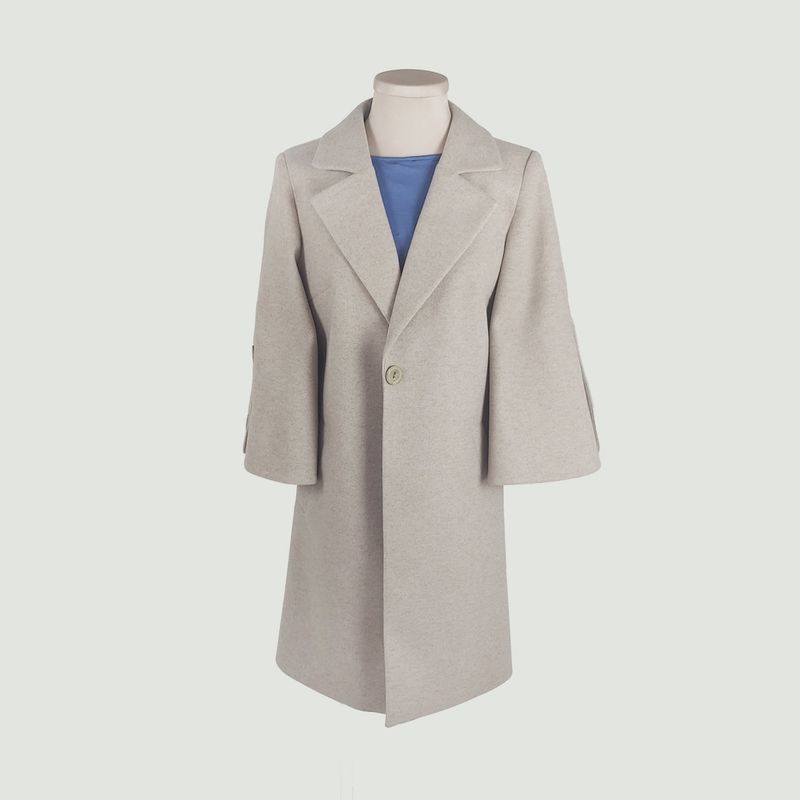 L Y H - Gaban Para Mujer Beige Marca L&H