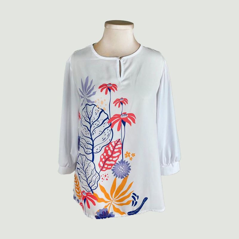 L Y H - Blusa Para Mujer Coral Marca L&H