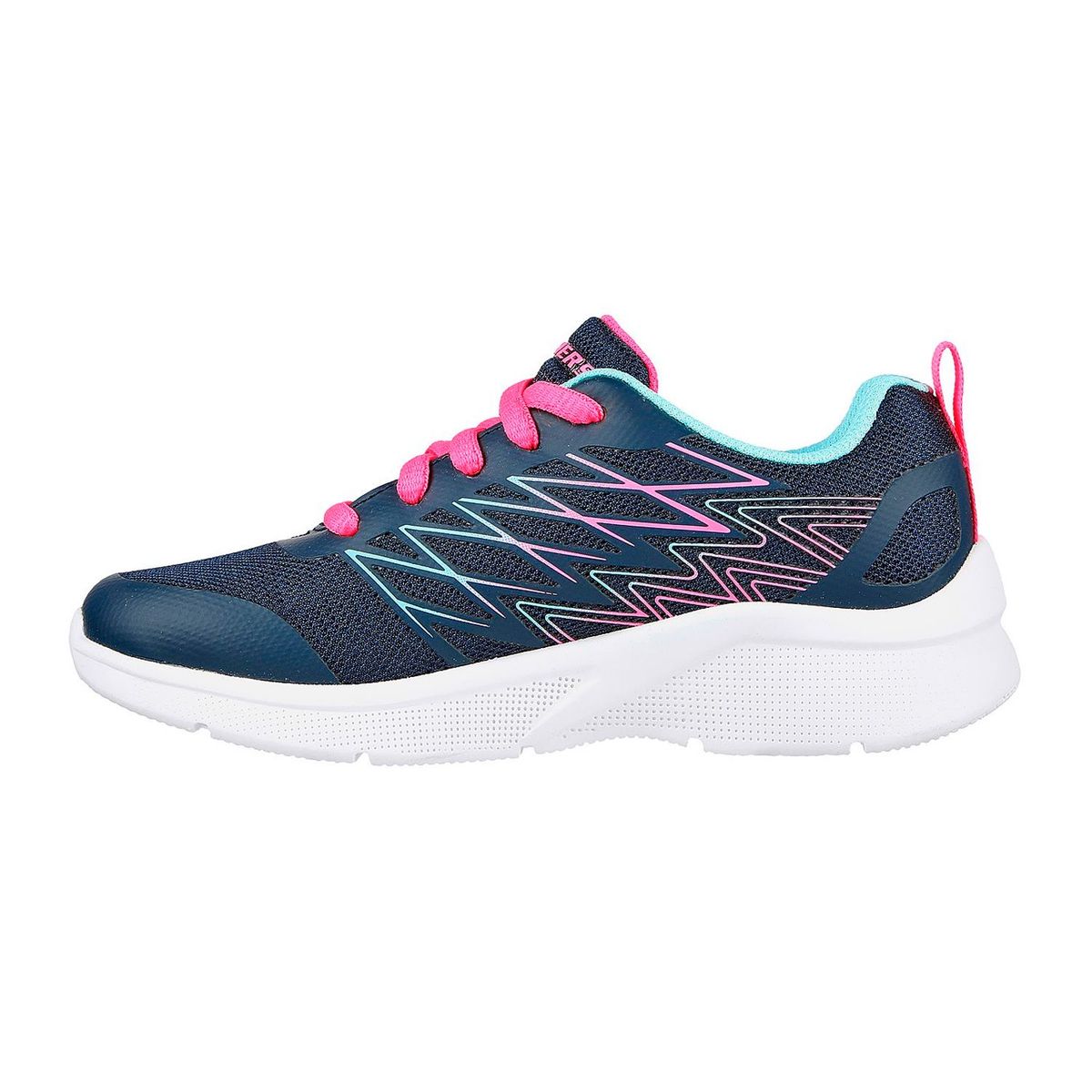 SKECHERS - TENIS SKECHERS AZUL PARA NIÑA SK MICROSPEC BRIGHT RUNNER NAVY 302469LNVY