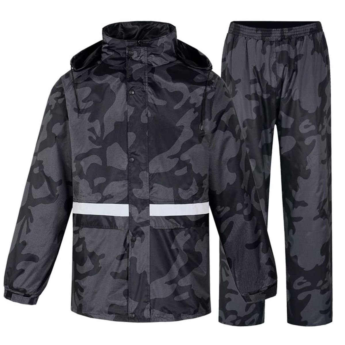 MULTIPLACE COLOMBIA - Impermeable para moto reflectivo camuflado moderno-