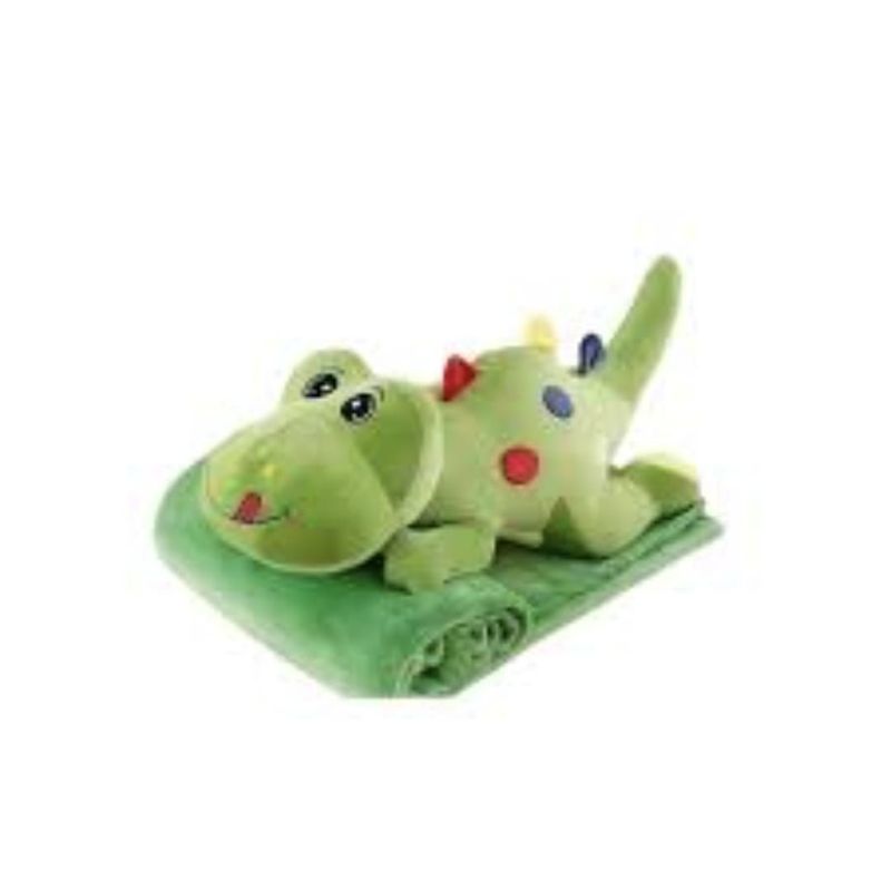 GENERICO - PELUCHE DINOSURIO + COBIJA…