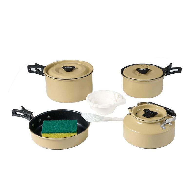 TERRAFORCE - Set Ollas Aluminio Anti-Adherente 3 Piezas M