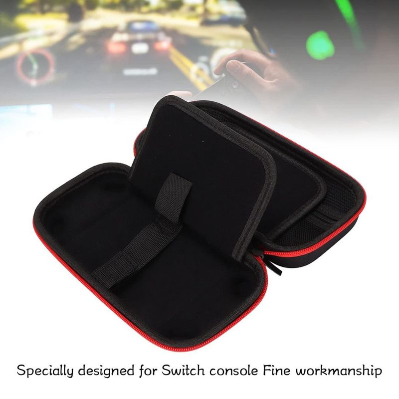 GENERICO - Estuche Rigido Viaje Con Mango Consola Nintendo Switch Oled