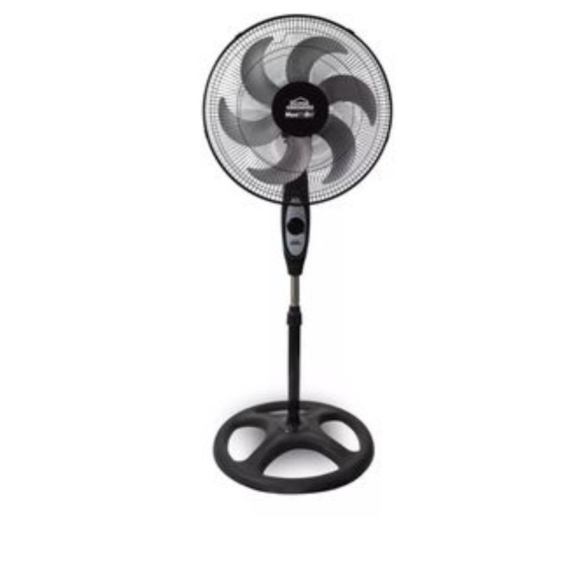 HOME ELEMENTS - Ventilador De Pedestal Home Elements Maxi Flow Elite Balinera 18 Negro