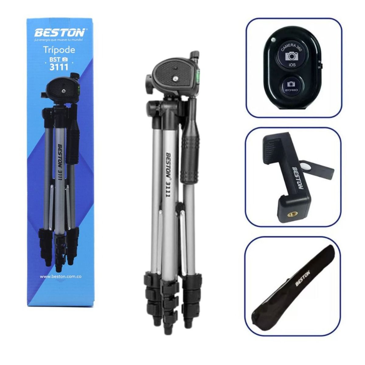 GENERICO - Tripode Beston con Soporte De Celular Y Control