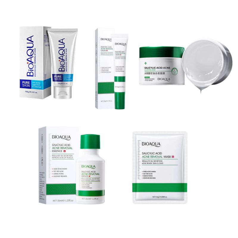 BIOAQUA - Kit antiacne acido salicilico Bioaqua