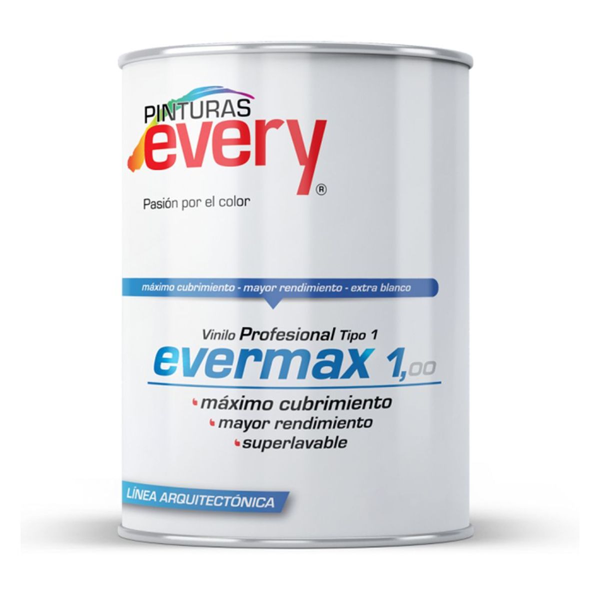 PINTURAS EVERY - Pintura Vinilo Tipo 1 Evermax Galón Negro