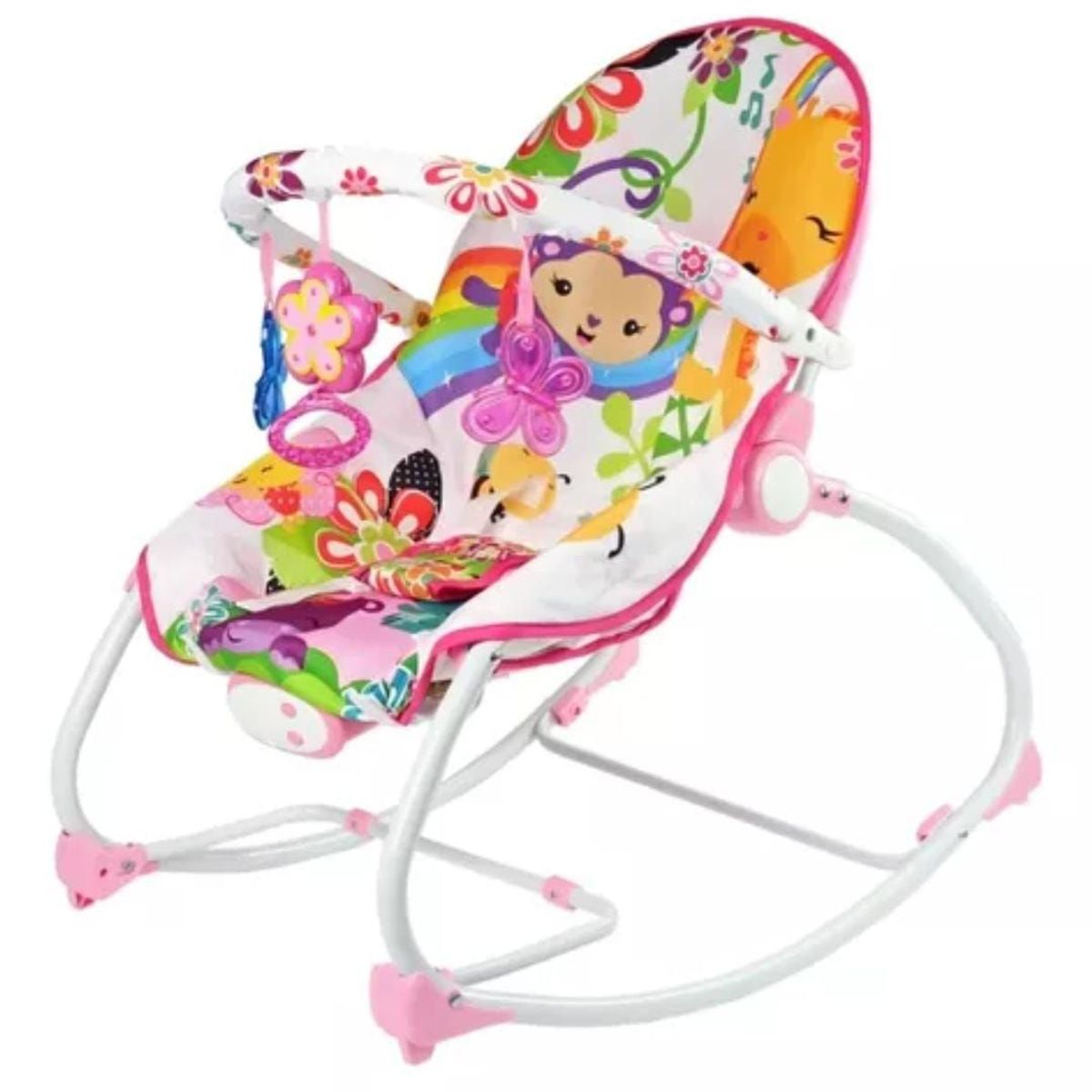 INFANTILES CAJUROMIX - Silla Mecedora Musical Vibradora Para Bebes +  Accesorios