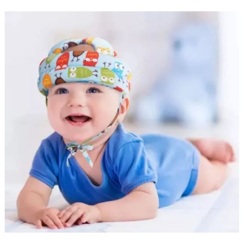 Gorro Casco Protector De Golpes Cabeza Para Bebés AFM