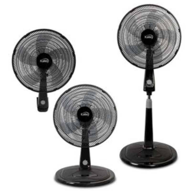 KALLEY - Ventilador 3 en 1 Kalley K-1631 Negro 16 Pulgadas