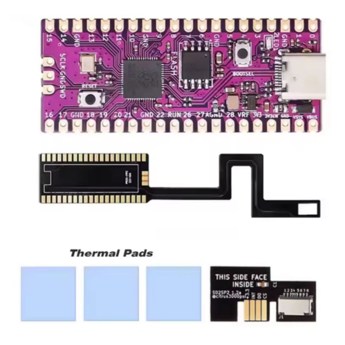 GENERICO - PicoBoot Raspberry Pi Pico + sd2sp2 para Nintendo GameCube GC
