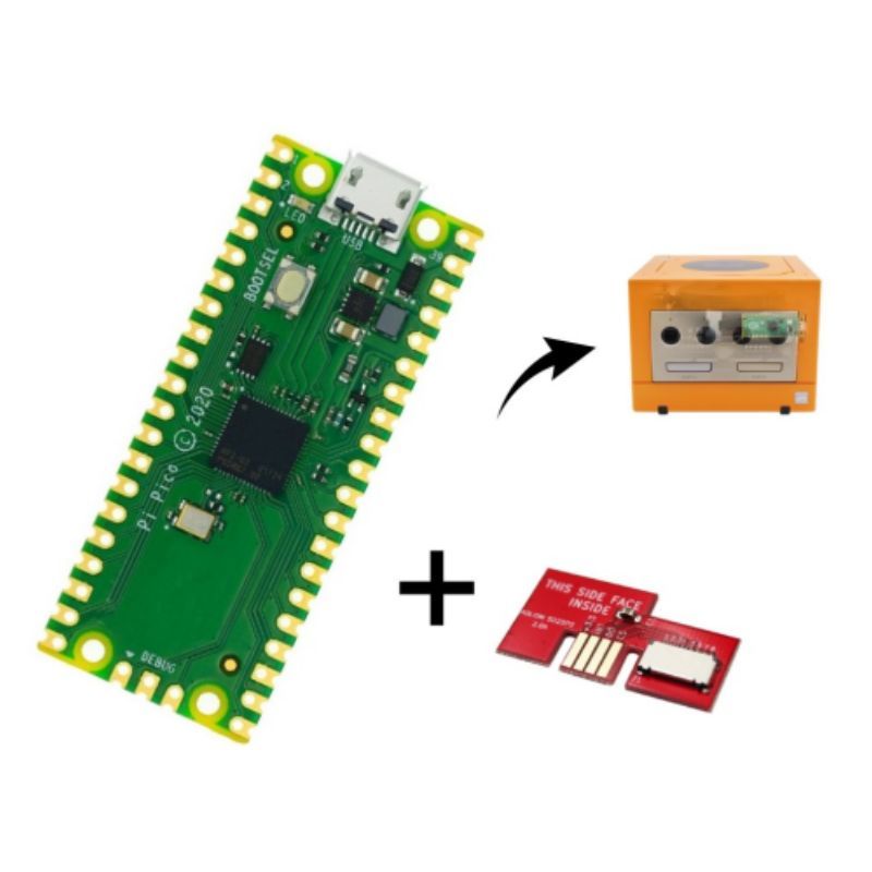 GENERICO - PicoBoot Raspberry Pi Pico + sd2sp2 para Nintendo GameCube GC.