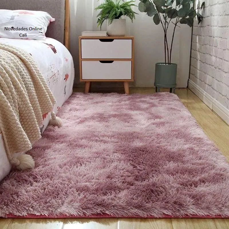 HOME - Alfombra Grande Tapete Peludo para sala 200 x 150cm Decoracion Hogar