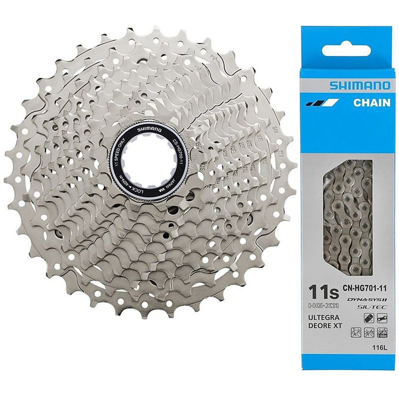 SHIMANO - Pacha + Cadenilla Shimano 105 Hg700 Bicicleta Ruta 11v