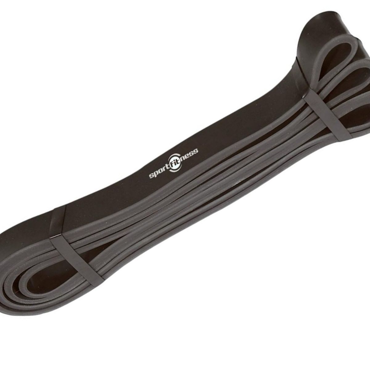 SPORT FITNESS - Banda De Poder Elástica Sportfitness Negra Tonificacion Gym