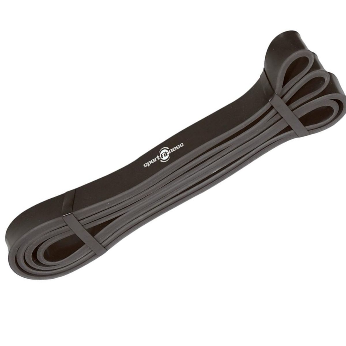 SPORT FITNESS - Banda De Poder Elástica Sportfitness Negra Tonificacion Gym