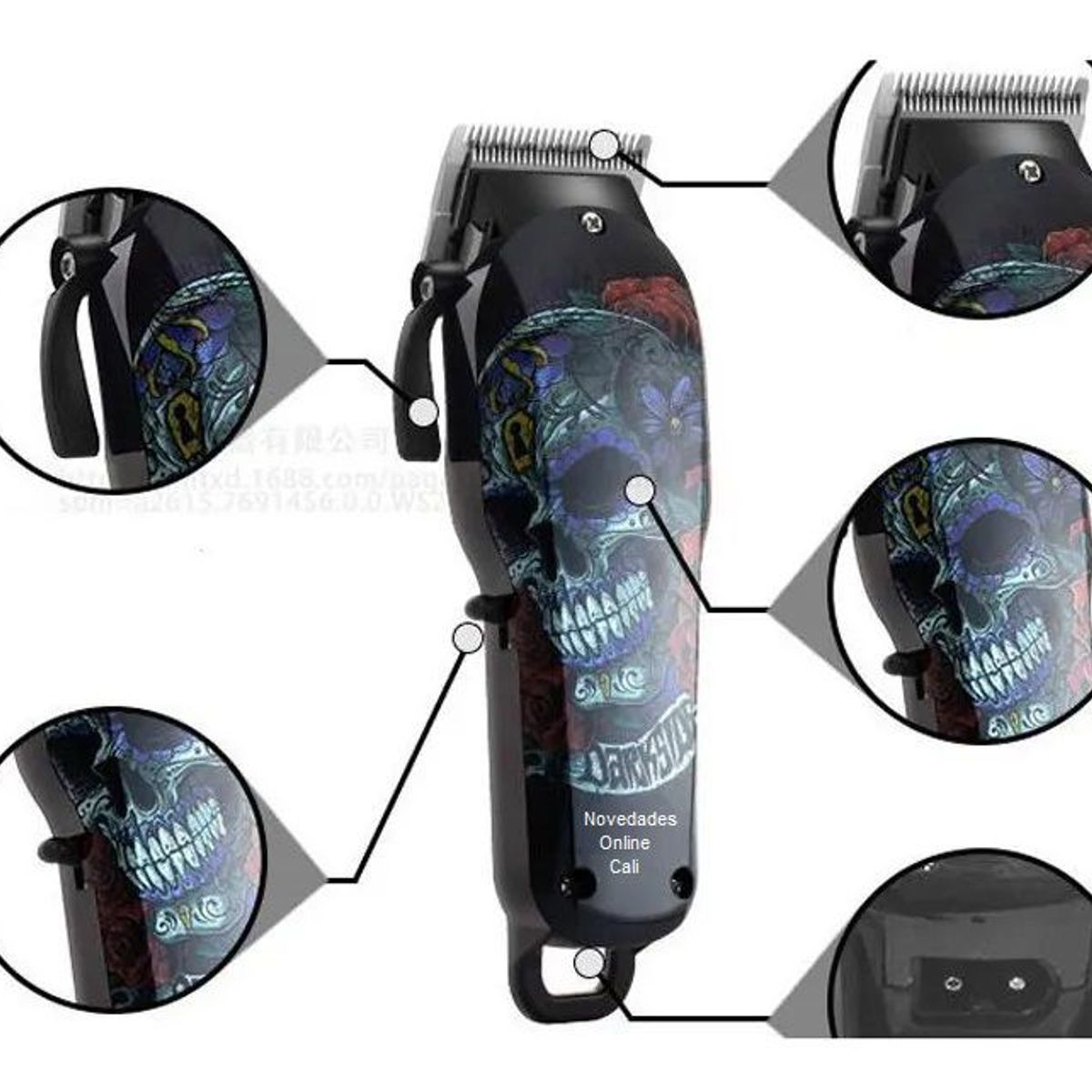 KEMEI - Maquina Peluquería Inalámbrica Kemei Km 735 Profesional