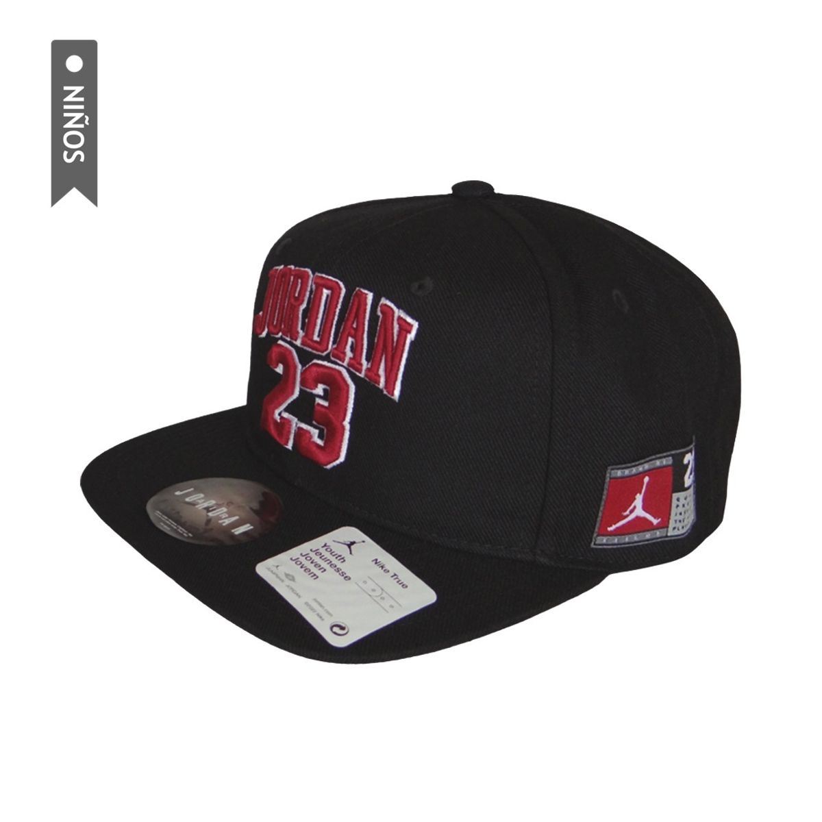 NIKE - Gorra Nike Headwear Jordan Brand Niños-Negro