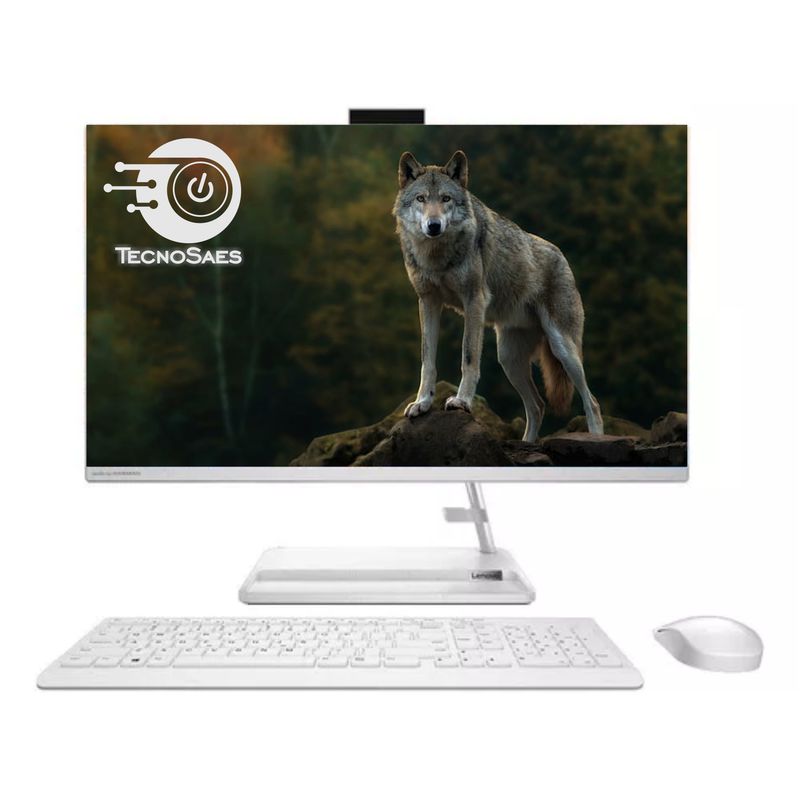 LENOVO - PC Todo en Uno LENOVO / Intel Core I5 / 12450H / 8GB DDR4 / 512GB SSD / 23,8 FHD