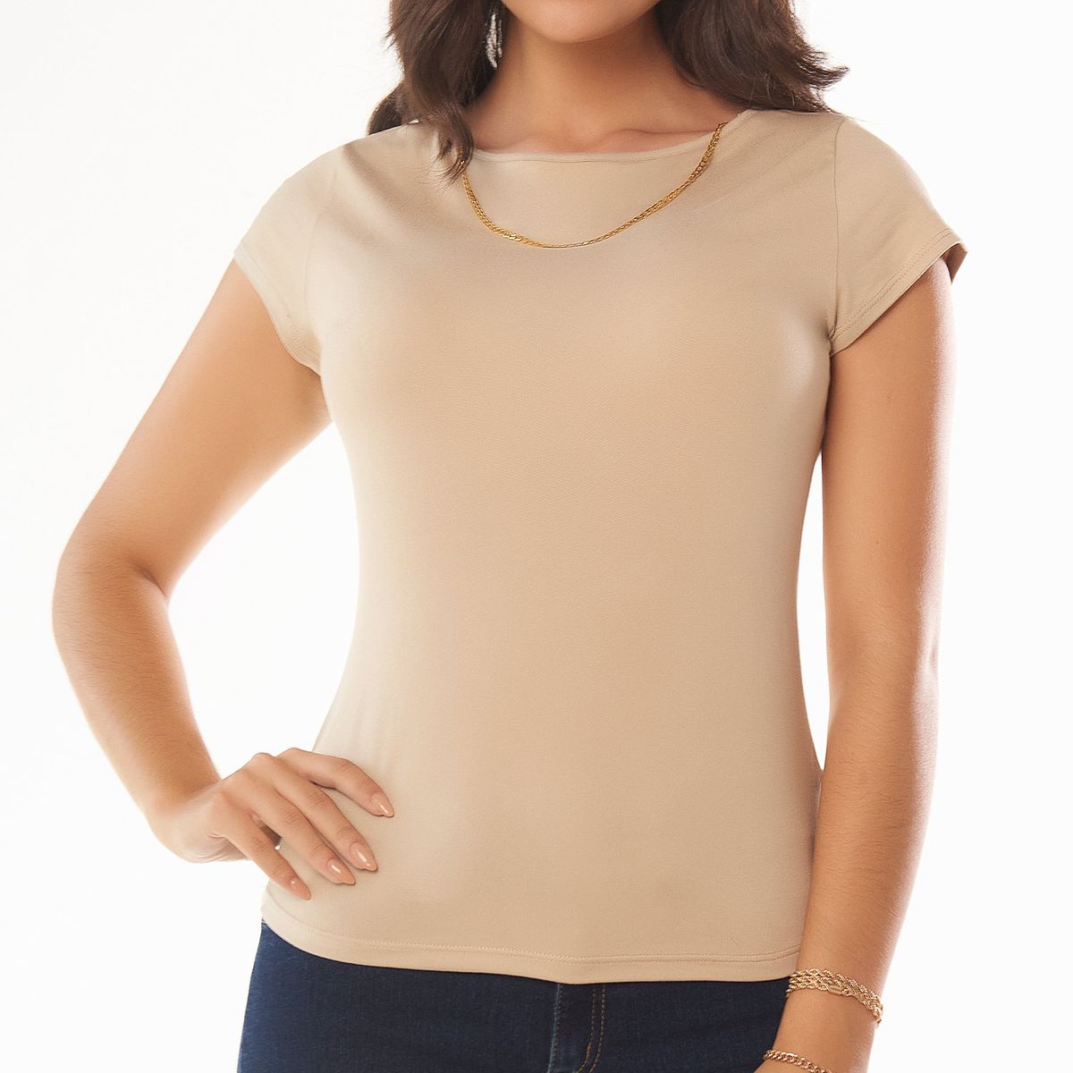 CROYDON - Blusa Aria Camel Croydon para Mujer