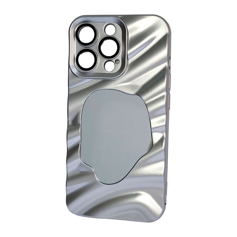 GENERICO - Estuche Case Metalizado Con Espejo Para iPhone 13 Pro