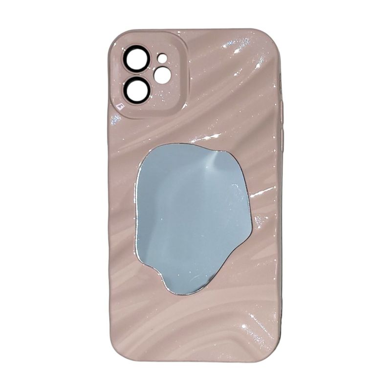 GENERICO - Estuche Case Metalizado Con Espejo Para iPhone 11