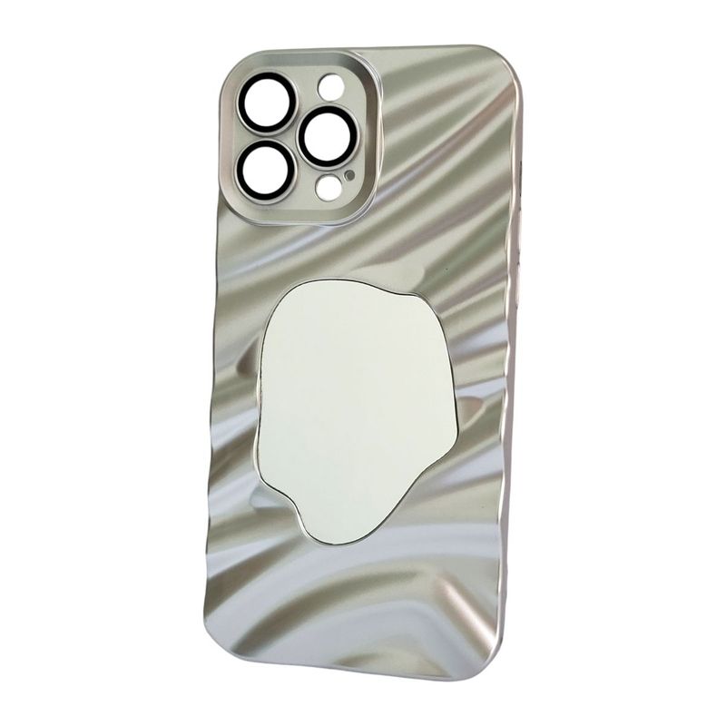 GENERICO - Estuche Case Para iPhone 13 Pro Max Metalizado Con Espejo