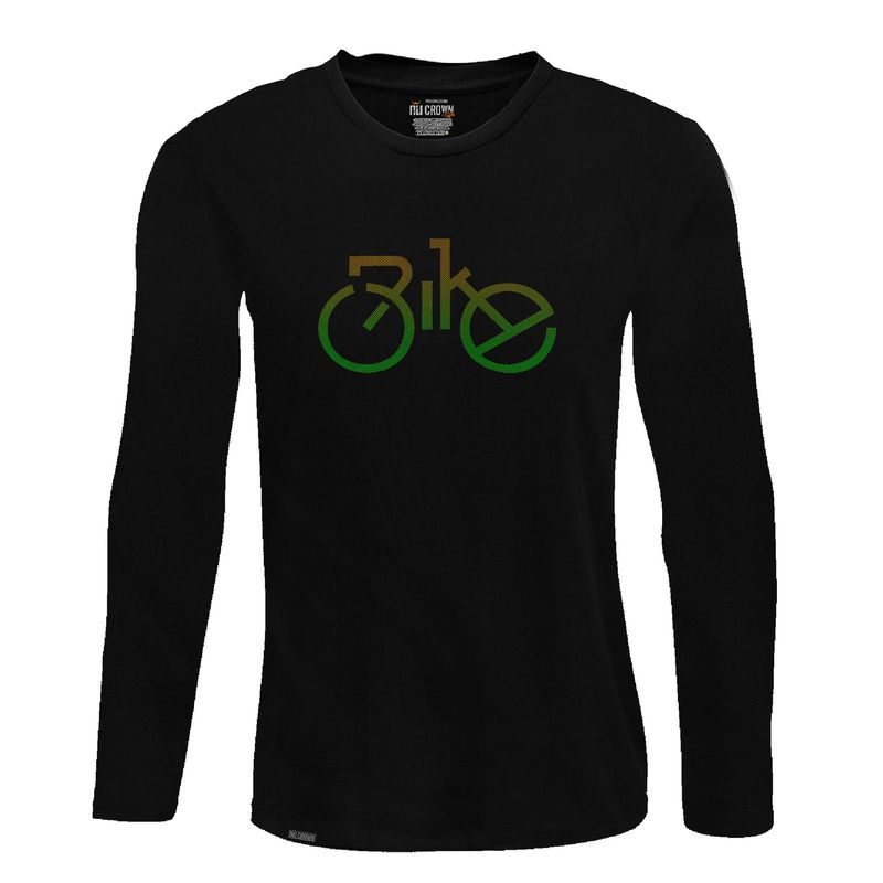 CREACIONES NU CROWN - Camiseta Manga Larga Bike Bicicleta Ciclismo hombre NU CROWN