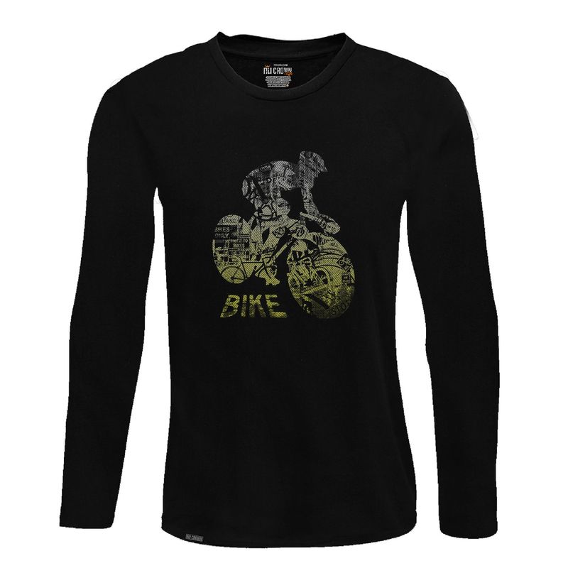 CREACIONES NU CROWN - Camiseta Manga Larga Bike Street calle hombre NU CROWN