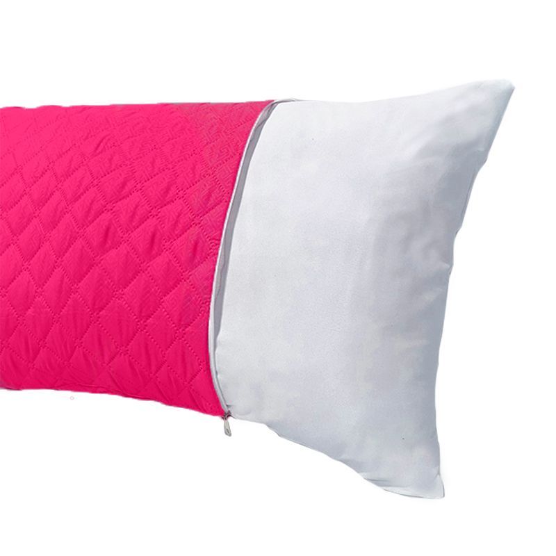 LENCICOL - Protector Almohada Acolchado 50cm70cm Fucsia