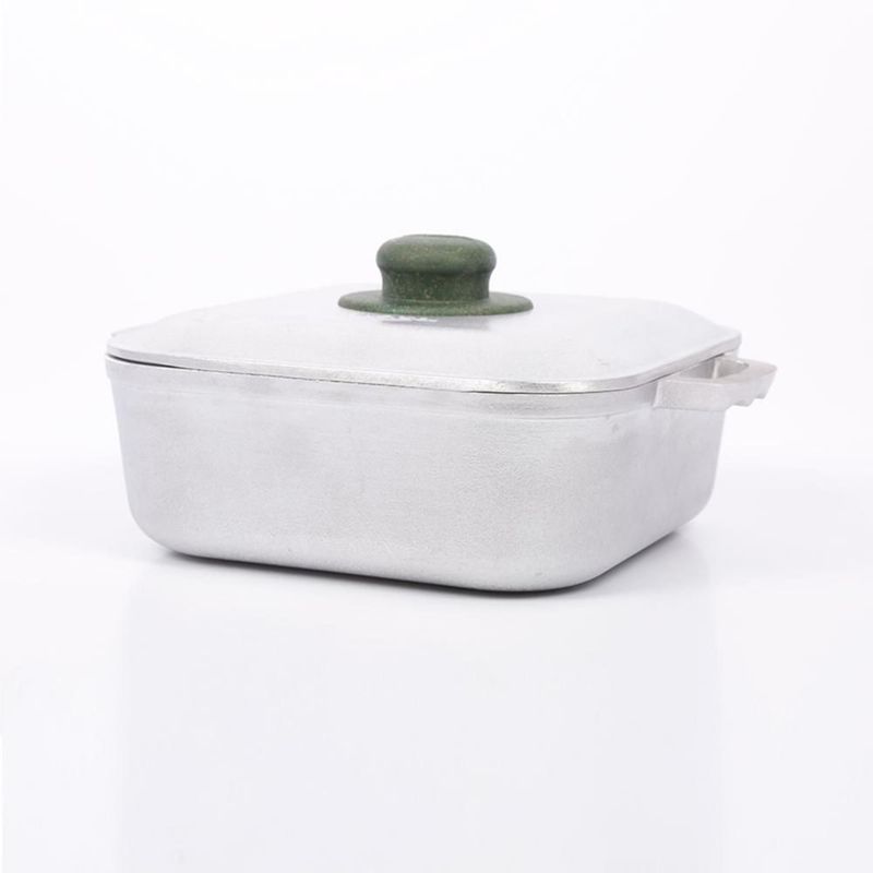 UNIVERSAL - Caldero Universal 20 cm 79070 Cuadrado + Tapa Fundida