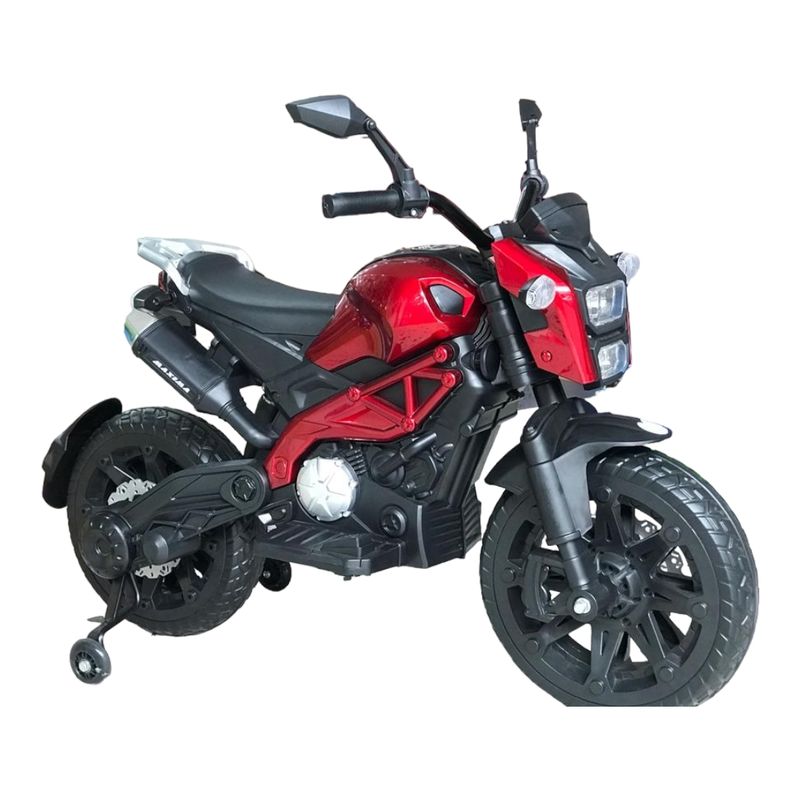 BEBESUNITA - Moto electrica VERSSION FULL ACELERA DEL MANUBRIO ROJA