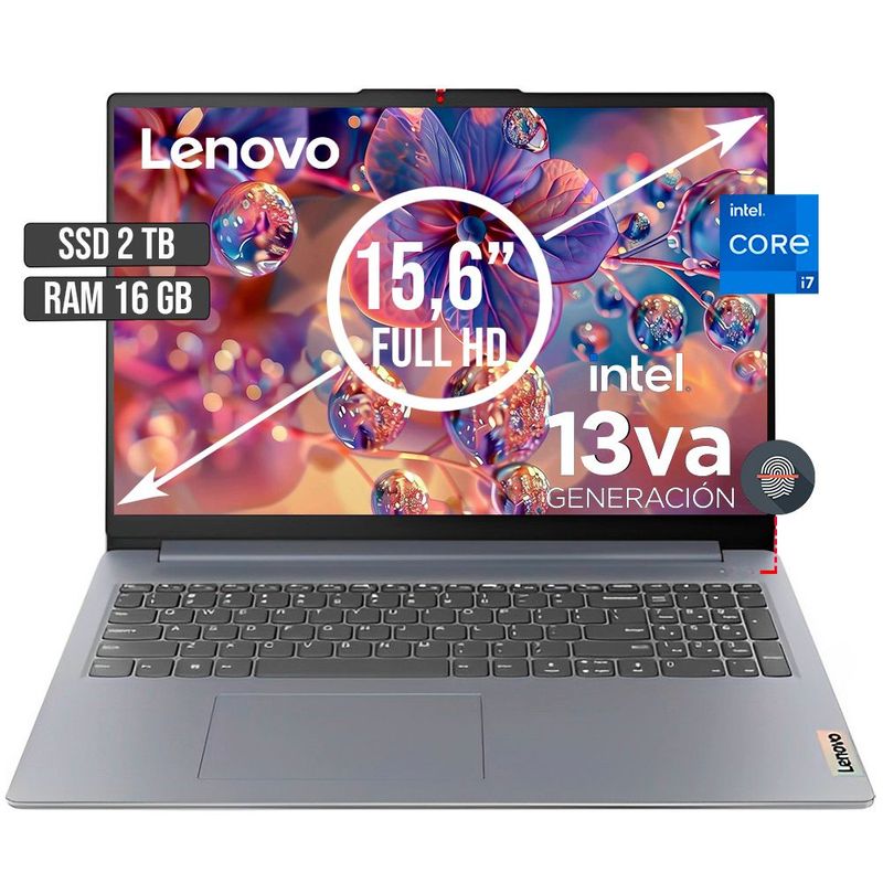 LENOVO - LENOVO IDEAPAD INTEL CORE I7-13620H SSD 2TB RAM 16GB LED 15,6 FULL HD