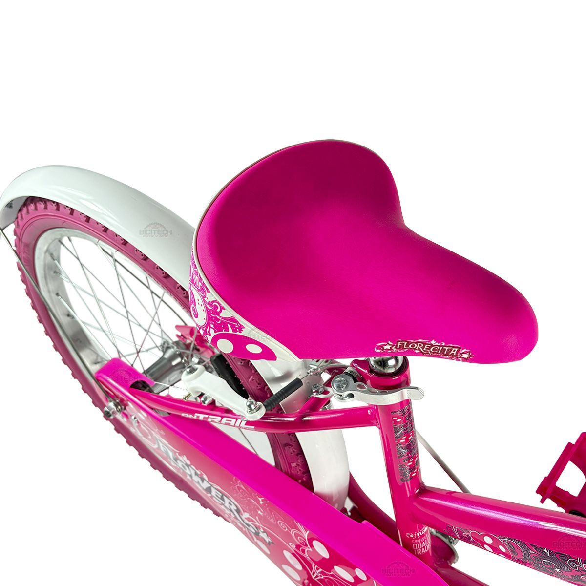 ON TRAIL - Bicicleta Playera Para Niña Rin 20 OnTrail Flower Rosa