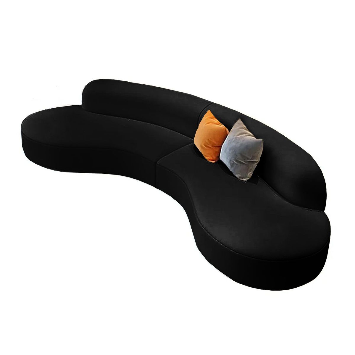 GENERICO - SALA MODERNA NEZUKO MICROFIBRA NEGRO